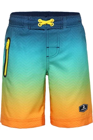 Rokka & rolla Boys 4-Way Stretch Quick Dry Board Shorts Swim Trunks with Mesh Lining UPF50+
