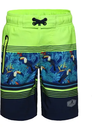Rokka & rolla Boys 4-Way Stretch Quick Dry Board Shorts Swim Trunks with Mesh Lining UPF50+