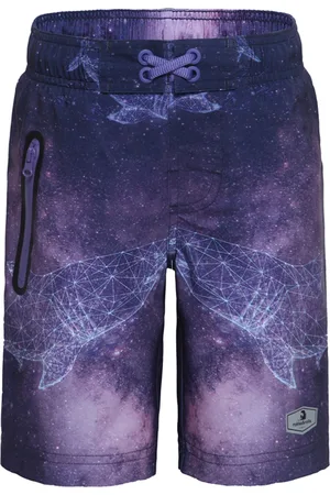 Rokka & rolla Boys 4-Way Stretch Quick Dry Board Shorts Swim Trunks with Mesh Lining UPF50+