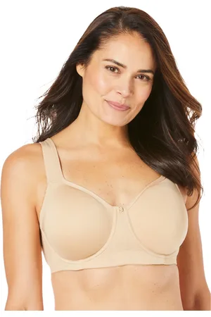 COMFORT CHOICE Plus Size Underwire Microfiber T-Shirt Bra