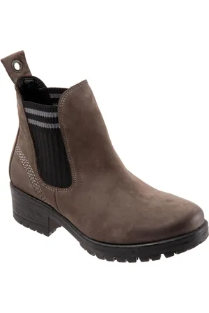 Bueno Florida Boot - Grey nubuck/grey knit