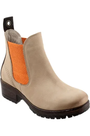 Bueno Florida Boot - Beige nubuck/orange