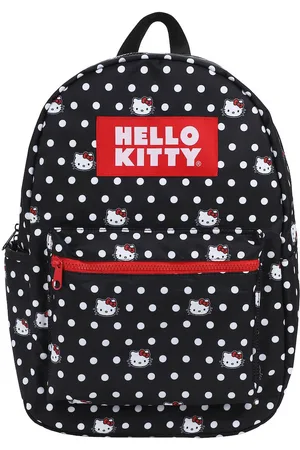 Hello Kitty Head and Polka Dots Aop Travel Backpack