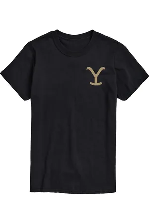 Airwaves Hybrid Apparel Yellowstone Logo Mens Short Sleeve Tee
