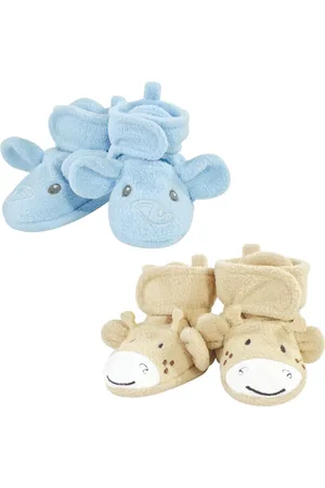 Hudson Baby Boys Hudson Cozy Fleece Booties, Months