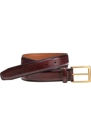 Johnston & Murphy Smooth Basic Leather Belt