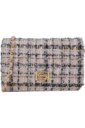 Bebe Kamala Tweed Crossbody Bag