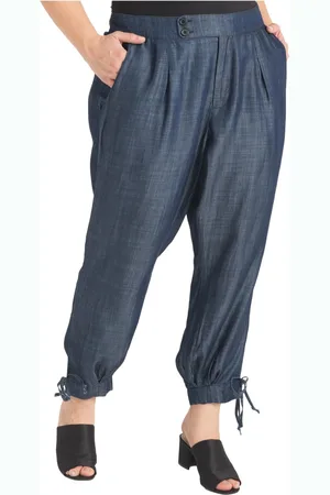Standards & Practices Plus Size High Waist Ankle Trousers