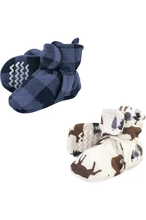 Hudson Baby Boys Hudson Quilted Booties 2pk