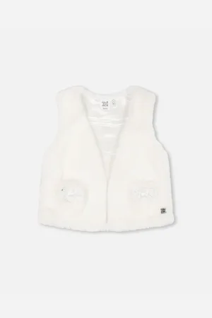 Deux par Deux Toddler Girls Faux Fur Vest
