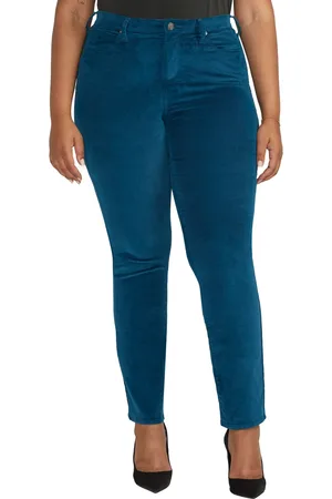 JAG Plus Size Ruby Mid Rise Straight Leg Pants