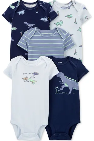 Carters Baby Boys and Baby Girls 5-Pc. Short Sleeve Bodysuits Set