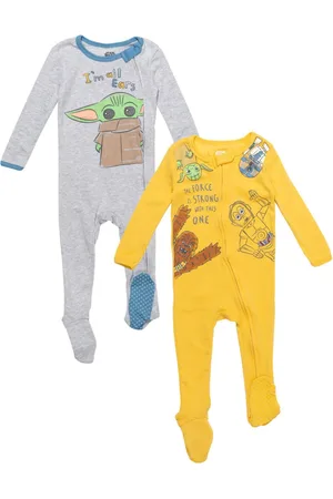 STAR WARS Baby Boys 2 Pack Zip Up Sleep N