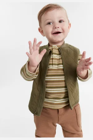 First Baby First Impression Baby Boy Quilted Vest, Shirt & Pants Set, Created for Macy