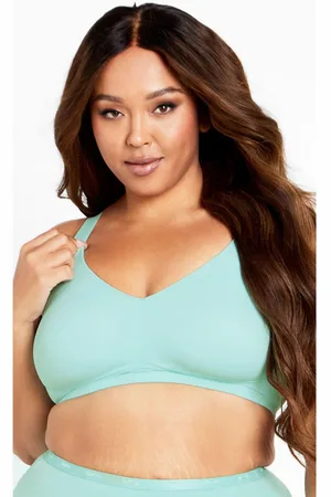 Avenue Plus Size Wireless Back Smoother Bra