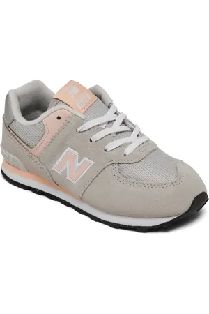 New Balance Toddler Kids 574 Casual Sneakers from Finish Line - Grey/Peach