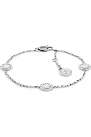 Tommy Hilfiger Stationed Crystal Pendant Bracelet