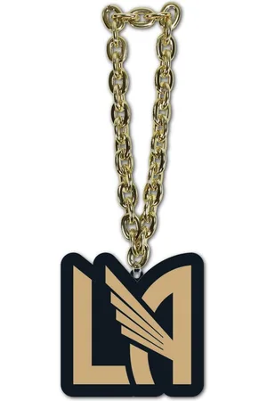 Mojo Lafc Team Logo Fan Chain Necklace - Black, Gold