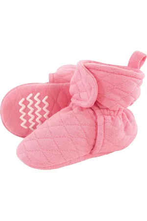 Hudson Baby Boys Hudson Quilted Booties, Black, 12-18 Months