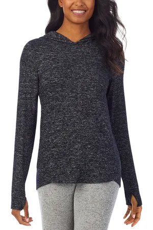Cuddl Duds SoftKnit Long-Sleeve Tunic Hoodie
