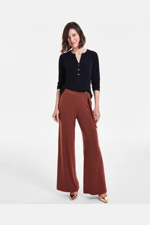 I.N.C. International Concepts Pull-On Flare-Leg Pants, Regular & Petite Sizes, Created for Macy