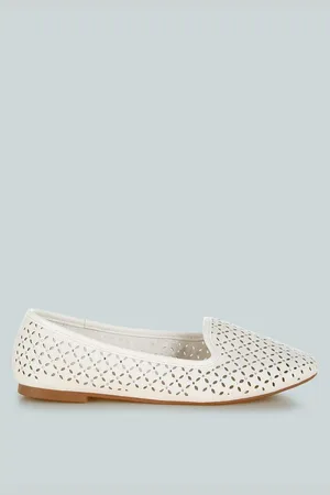 London Rag Kyrie Cut Out Detail Ballerinas