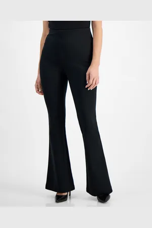 I.N.C. International Concepts Petite Ponte-Knit Flare Pants, Created for Macy