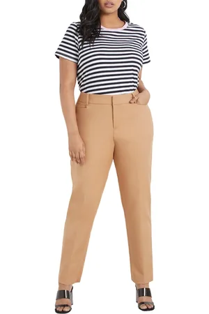 Eloquii Plus Size Kady Fit Double-Weave Pant