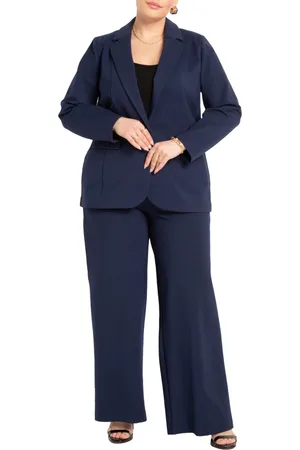 Eloquii Plus Size The Ultimate Stretch Wide Leg Pant