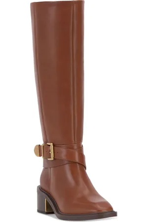 Vince Camuto Gini Buckled Knee-High Riding Boots