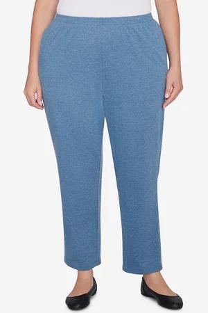 Alfred Dunner Plus Size Casual Fridays French Terry Knit Casual Short Length Pants