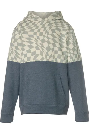 Univibe Big Boys Jace Pattern Blocked Fleece Hoodie
