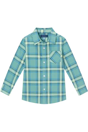 Andy & Evan Little Boys Toddler/Child Plaid Buttondown Shirt