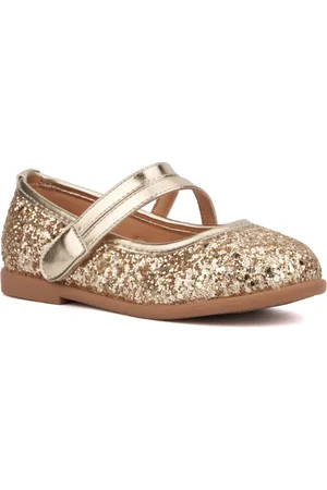Olivia Miller Little Girls Princess Heart Mary Jane Flat