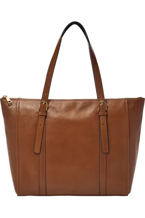Fossil Carlie Leather Tote Bag