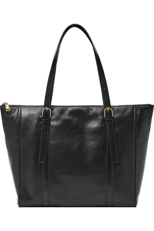 Fossil Carlie Leather Tote Bag