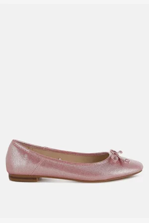 RAG & CO Agshin Metallic Ballet Flats
