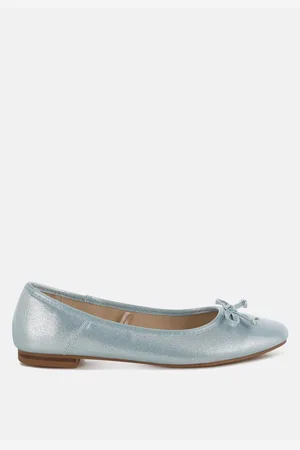 RAG & CO Agshin Metallic Ballet Flats
