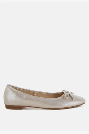 RAG & CO Agshin Metallic Ballet Flats
