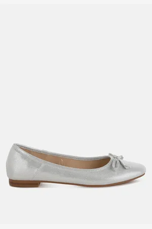 RAG & CO Agshin Metallic Ballet Flats