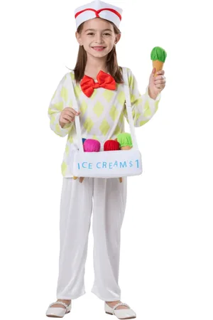 Dress up America Ice Cream Vendor Costume Set - Toddlers Girls & Boys