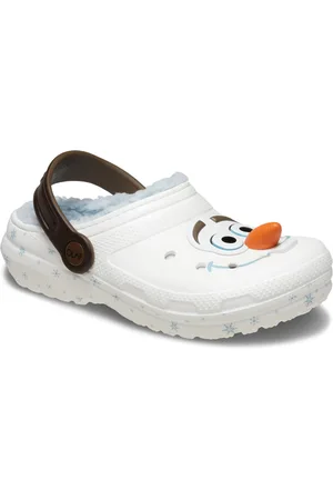 Crocs X Frozen Little Kids Olaf Lined Classic Clogs from Finish Line