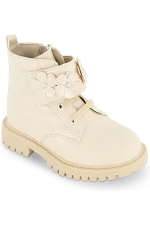 Jessica Simpson Toddler Girls Daria Flower Moto Boot