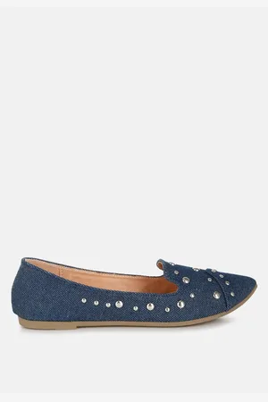 London Rag Olesia Stud Emebllished Ballet Flats
