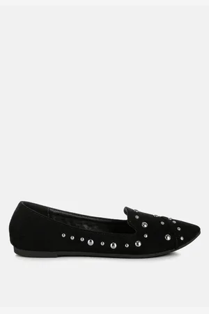 London Rag Olesia Stud Emebllished Ballet Flats