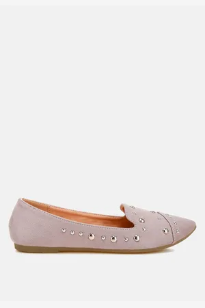 London Rag Olesia Stud Emebllished Ballet Flats