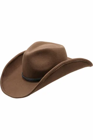 Peter Grimm Elliott Ultra Felt Polyester Band Western Drifter Hat