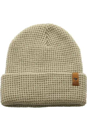 Peter Grimm Bed-Stuy Acrylic Waffle Beanie Cap - Beige/khaki