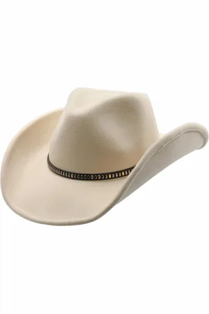 Peter Grimm Faith Ultra Poly Felt Studded Western Drifter Hat - Beige/khaki