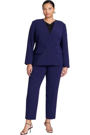 Eloquii Plus Size The 365 Semi Stretch Slim Leg Pant
